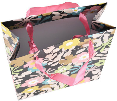 

Enwraps Printed Party Bag(Black, Pack of 3)