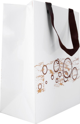 

JKT CREATIONS Printed Party Bag(White, Pack of 5)