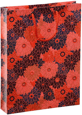 

Bdpp Paper Processers Multicolor Floral Printed Party Bag(Multicolor, Pack of 10)