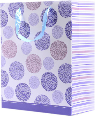 

Enwraps Printed Party Bag(Purple, Pack of 6)