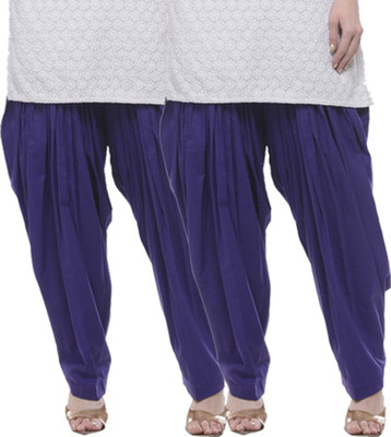 

NGT Cotton Solid Patiala, Twin royal blue