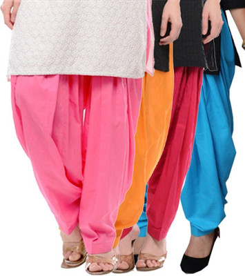 

Christy World Cotton Solid Patiala, Multi