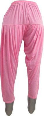 

Revinfashions Viscose Solid Patiala, Lite rose