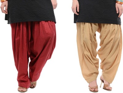 Fashion Guru Trading Cotton Blend Solid Patiala