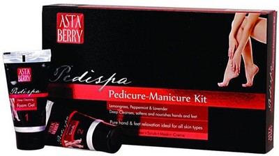 

Astaberry Wine Pedispa Manicure Pedicure Kit(40 g, Set of 2)