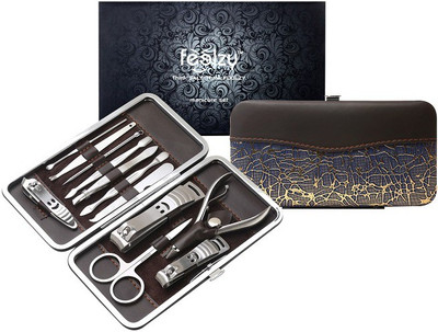 

Foolzy 13 in 1 Stainless Steel Nail Clippers Pedicure Kit(250 g, Set of 13)