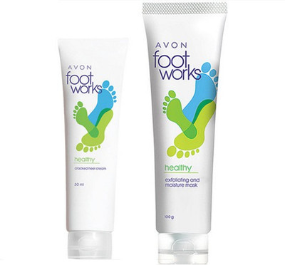 

Avon Cracked Heel Cream (50 g)+ Exfoliating & Moisture Mask (100g)(150 g, Set of 2)