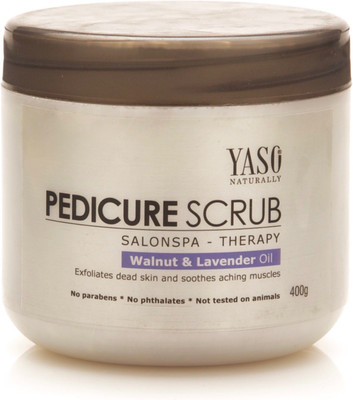 

Yaso Naturally Pedicure Scrub Salon Spa with Honey, Aloevera, Walnut and Lavender oil 400gm(400 g, Set of 1)