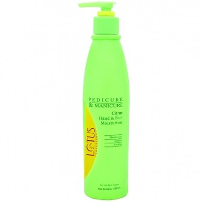 

Lotus Professional Pedicure And Manicure Citrus Hand And Foot Moisturiser(250 ml)