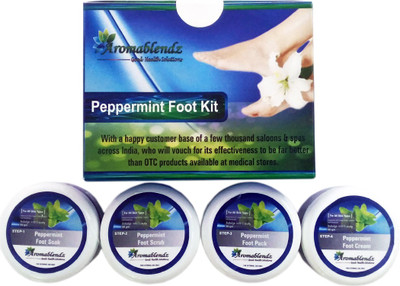 

Aromablendz Peppermint Foot Care Kit(50 g, Set of 4)