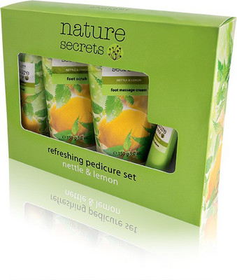 

Oriflame Sweden Nature Secrets Refreshing Pedicure Set Nettle & Lemon(460 g, Set of 4)