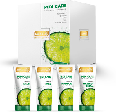

Richfeel Pedi Care with Natural Lemon Extracts (3 Appilcations)(100 g, Set of 4)