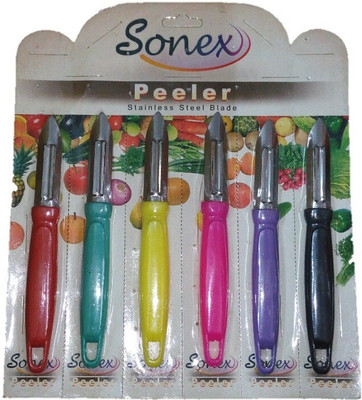 

Sonex 6 in 1 Xing Straight Peeler Set(Multicolor Pack of 6)