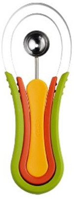 Shopo Scoop Troop Melon Baller and Fruit Scoops Cutter Y Shaped Peeler Set(Multicolor Pack of 3) available at flipkart for Rs.325