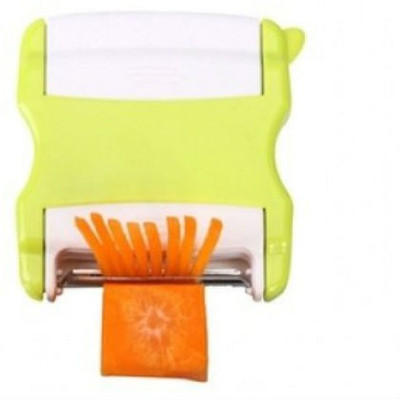 

Shrih Multipurpose Two-Way Handy Fruits Vegetable Slicer,Shredder Straight Peeler(Green)