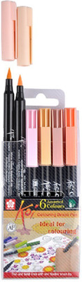 

Sakura Koi Coloring Brush Pen Calligraphy(Pack of 6)