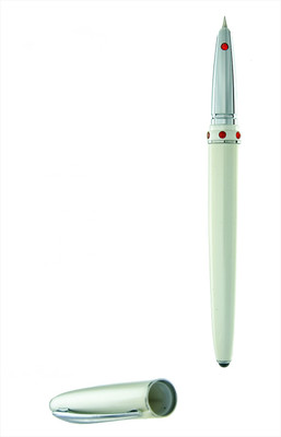 

Neo Gold Leaf Milky white Fountain Pen