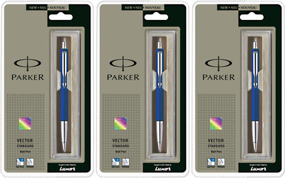 

Parker Vector_7254 Ball Pen(Pack of 3)
