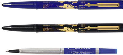 

Parker Beta Spl Edn World Time Roller Ball Pen(Pack of 3)