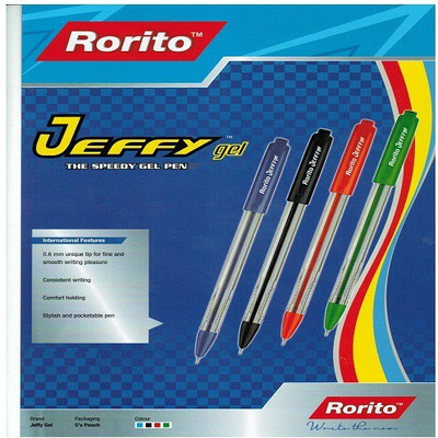 

Rorito FASTY GEL (JEFFY ) PEN PACK OF 50 PCS Gel Pen(Pack of 50)