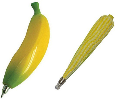 

GeekGoodies Banana - Corn Fancy With Fridge Magnet Ball Pen(Pack of 2)