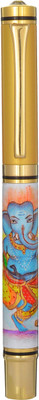 

Omkraft Hand Painted Ganesha Roller Ball Pen(Pack of 3)