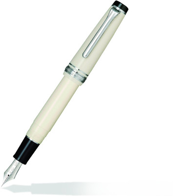 

Sailor Professional Gear Ivory Rhodium Trim Broad Nib Fountain Pen