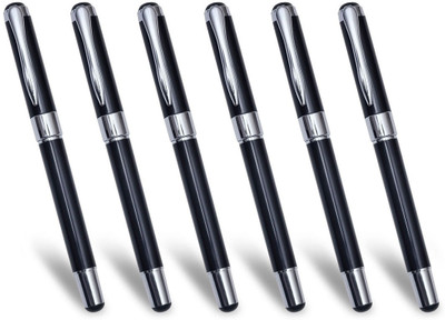 

PeepalComm Premium Black Ball Pen(Pack of 6)