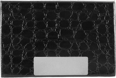 

Giftvenue 10 Card Holder(Set of 1, Black)