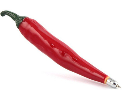 

GeekGoodies Red Chilli With Fridge Magnet Ball Pen Refill