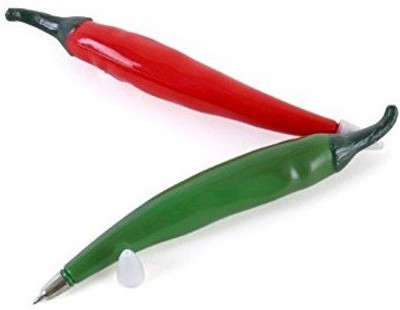 

GeekGoodies Green - Red CHilli Fancy With Fridge Magnet Ball Pen(Pack of 2)