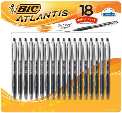 

BIC Atlantis Ball Pen(Pack of 18)