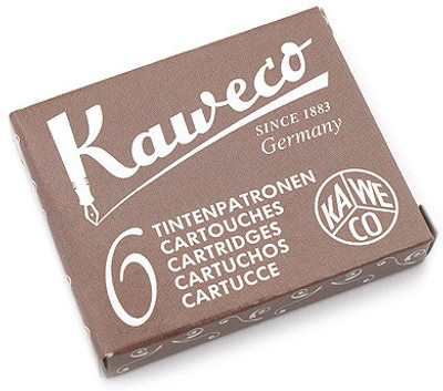 

Kaweco Caramel Brown Ink Cartridge(Pack of 6)