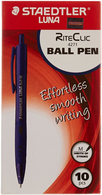 

Staedtler Effortless Smooth Writing Ball Pen(Pack of 10)
