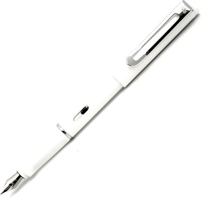 

Jinhao Gloss White and Chrome Clip Fountain Pen