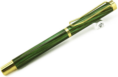 

Giftvenue Dikawen 8010 Green Fringe Pattern Roller Ball Pen