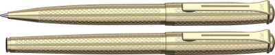 

Henry Coleman Lozenge Collection Aspire Gold Ballpen and Roller Set Pen Gift Set(Pack of 2)