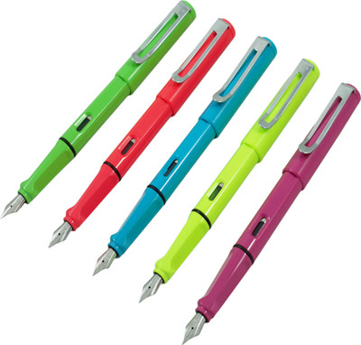 

Auteur Youth Collection Vibrant Colour Series Gift Colloection Fountain Pen(Pack of 5)
