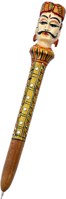 

Chitra Handicraft Wooden Man pen Ball Pen