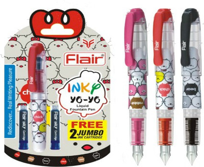 

Flair Inky Yo Yo Fountain Pen(Pack of 4)