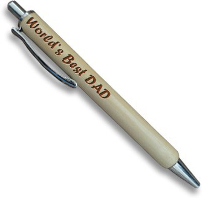 

Tied Ribbons World Best Dad Silver Jotter Ball Pen