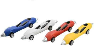 Huskey Car Looks pattern Ball Pen(Pack of 4)