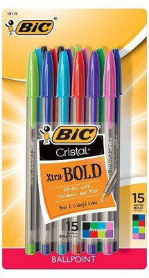 BIC NA Ball Pen(Pack of 15)