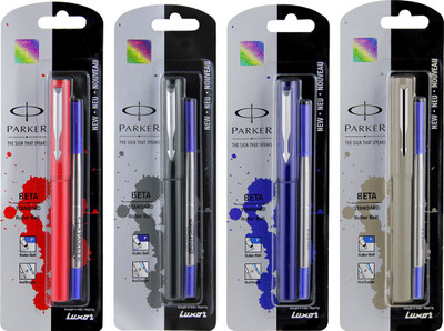 

Parker Beta Standard Roller Ball Pen(Pack of 4)