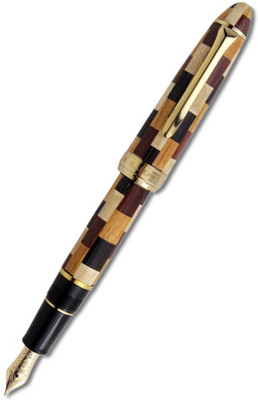 

Sailor Yosegi Gold Trim 14 K Medium Nib Fountain Pen