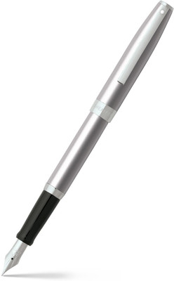 

Sheaffer Sagaris Metallic Silver Chrome Trim Fountain Pen