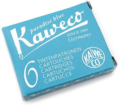 

Kaweco Paradise Blue Ink Cartridge(Pack of 6)