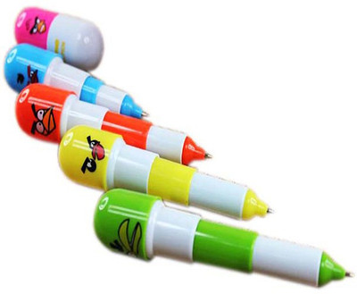 

BonZeal Slingshot Pills Retractable Pen for Kids Ball Pen(Pack of 5)