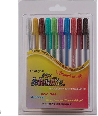 

Sakura Gelly Roll Metallic Gel Pen(Pack of 10)