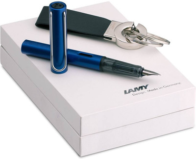 

Lamy AL STAR Blue-Ocean Medium FP Keyring Gift Set Fountain Pen(Pack of 2)